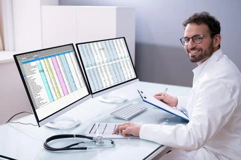 Medical Coding Bill Stock Photos