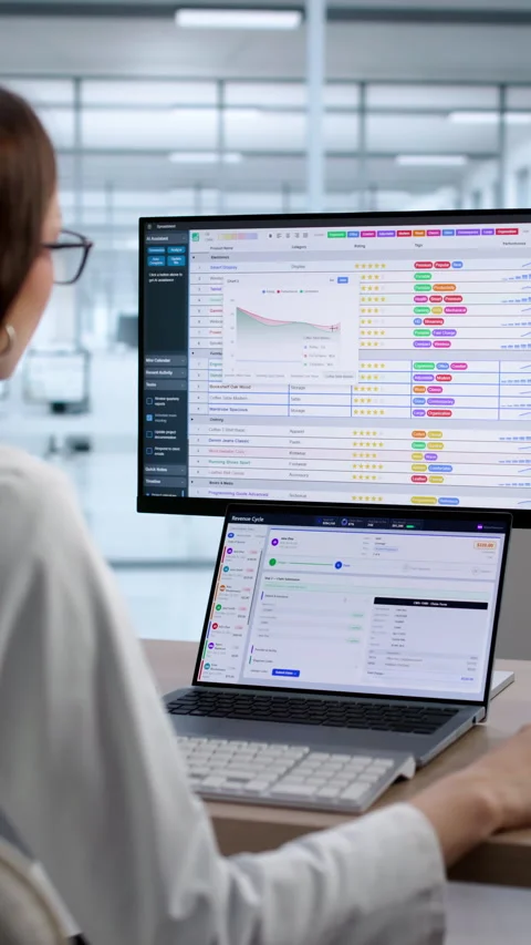 Medical Coding Specialist Streamlines Billing Process For Hospital Doctors Stock Footage 335457128