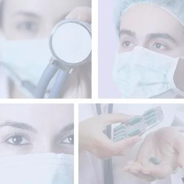 Medical collage. Stock Photos