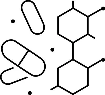 Medical compound illustration Vector Stock-Illustration
