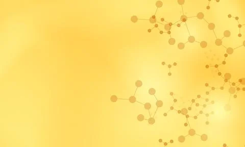 Medical concept with molecule pattern background. Stock Illustration