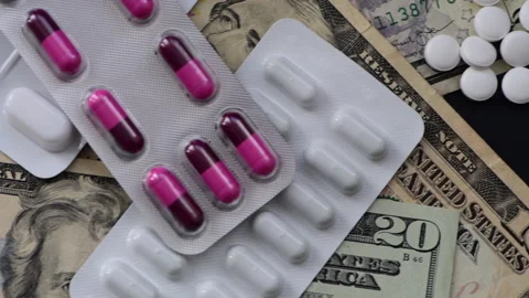 Medical cost concept. Stock Footage 313275048