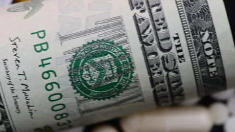 Medical cost concept. Stock Footage 313275053