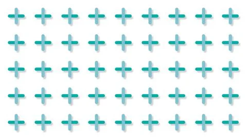 Medical Cross Symbol Pattern Background for World Child Health Day Concept .. Stockillustratie