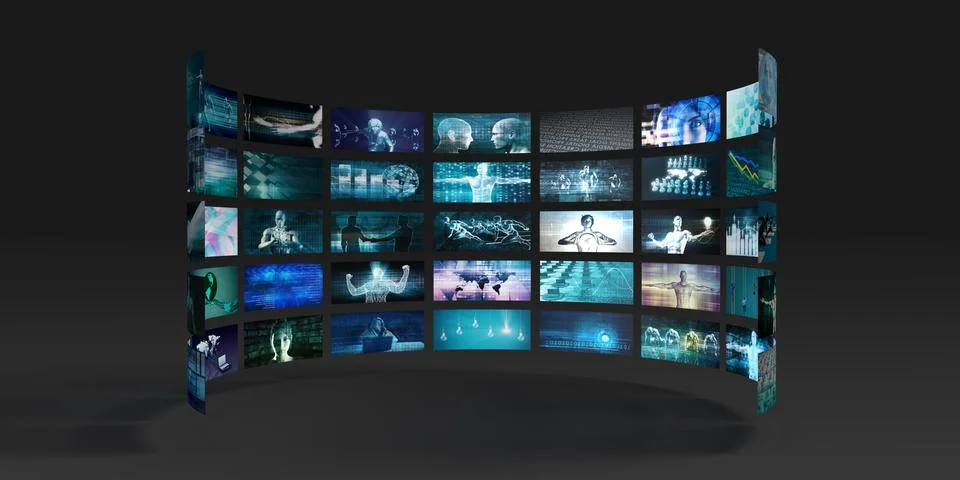 Medical Data Analysis Illustrazione stock