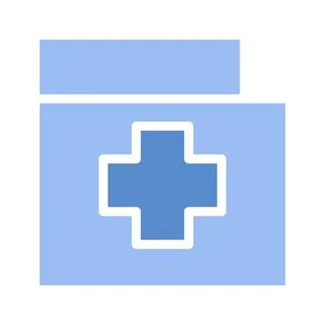 Medical data archive icon representing healthcare records and patient infor.. Stock-Illustration