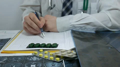 Medical Data Stock Footage 89835428