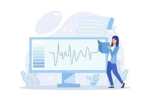 Medical device design and development. Science concept illustration Stock Illustration