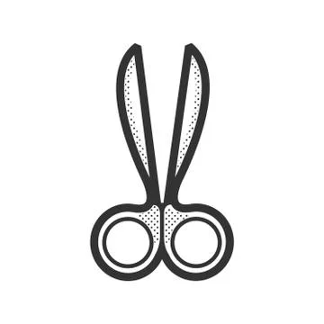 Medical Device Icon, Scissors Stock Illustration