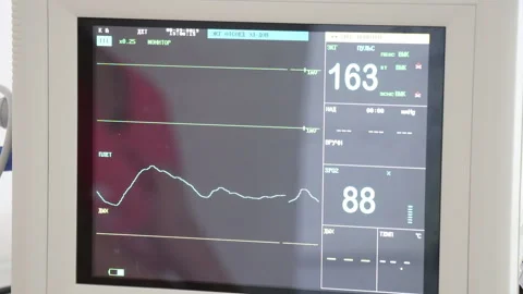 Medical device screen Stock Footage 296030484