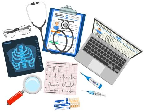 Medical diagnostics concept Stock Illustration