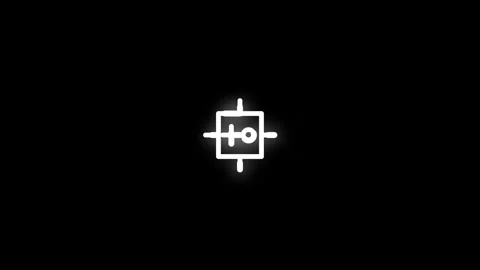 Medical Diagnostics Line Icon Animation Loop Black Background Video stock 341542094