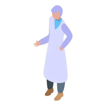 Medical doctor explaining something using hand gestures Stock Illustration