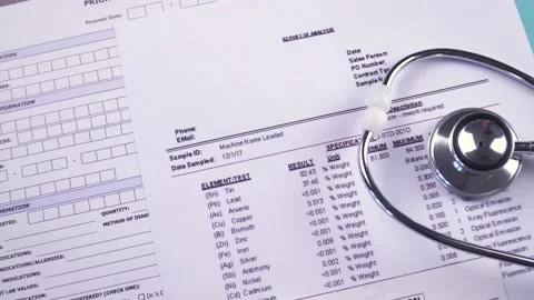 Medical documents and materials Stock Footage 140887213