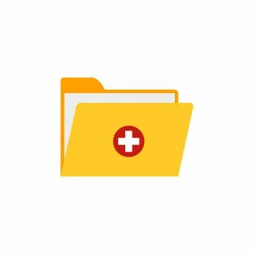 Medical documents. Vector design isolated on white background. Stock Illustration