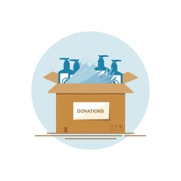 Medical donation Illustrazione stock