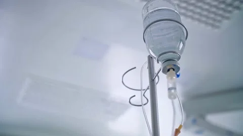 Medical drip in the operating room Stock Footage 150884652
