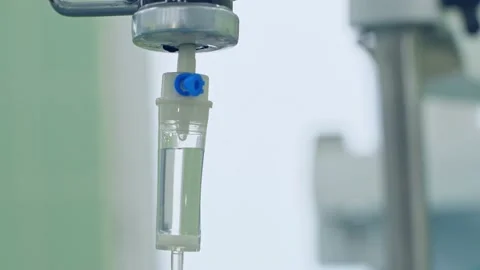 Medical drip in the operating room Stock Footage 150886998