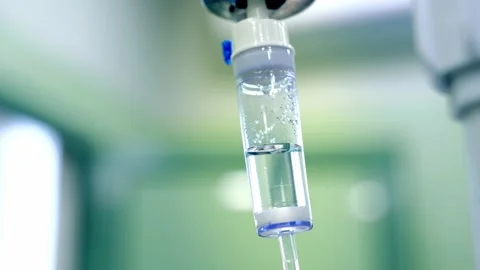 Medical drip in the operating room Stock Footage 150891677