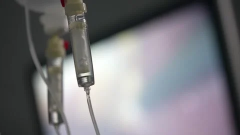 Medical drip in operating room Vídeos de archivo 240544560