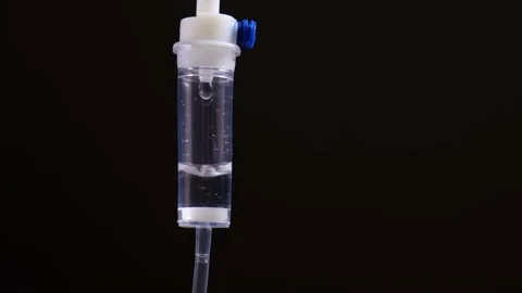 Medical dropper close up. drop drop in dropper slow mo Stock Footage 149002102