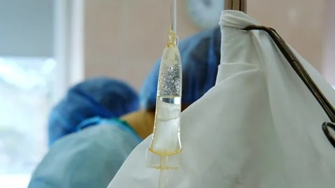 Medical dropper for injection of intravenous solution, vitamin, medicines Stock Footage 251711244