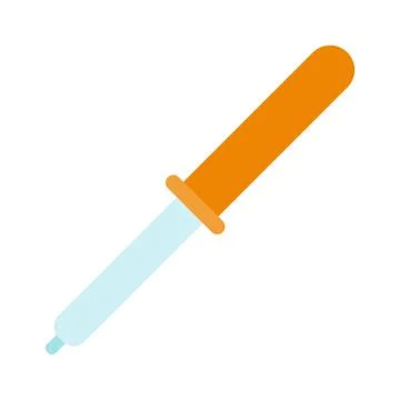 Medical dropper vector icon flat isolated Stock-Illustration