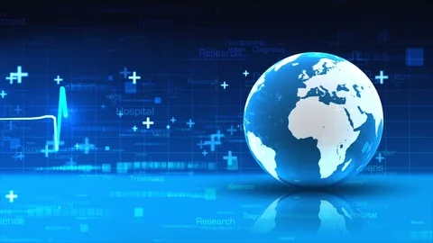 Medical ekg background animation Stock Footage 89943751