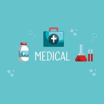 Medical elements set icons イラスト素材