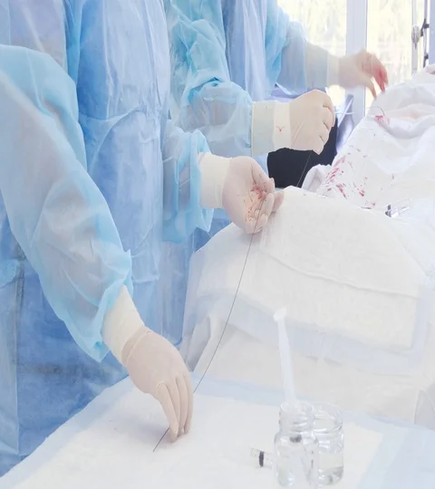 Medical endoscopy surgery. Stock Footage 121375194