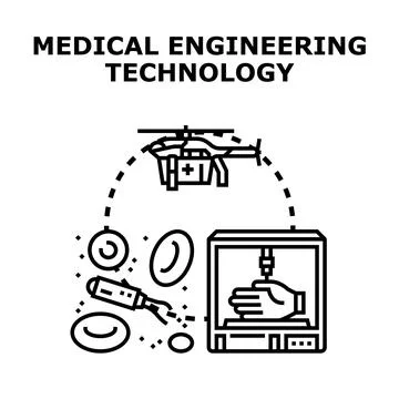 Medical engineering technology concept developing future healthcare solutions 스톡 일러스트