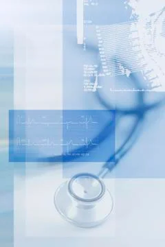 Medical equipment, composite image Stock Illustration