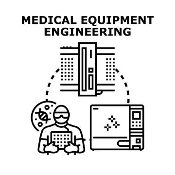 Medical equipment engineering developing innovative healthcare technology イラスト素材