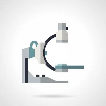Medical equipment flat color vector icon 스톡 일러스트