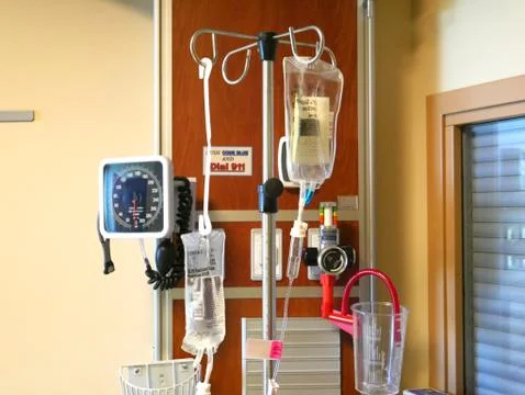 Medical Equipment in Hospital Room Stock Photos