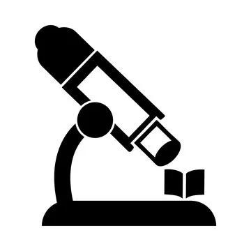 Medical equipment, microscope, magnifier, microscope magnifier icon Stock Illustration