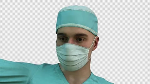 Medical examination - 3d render with alpha channel. Stock Footage 167608495