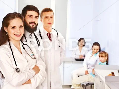 Medical examination of child. Stock Photos