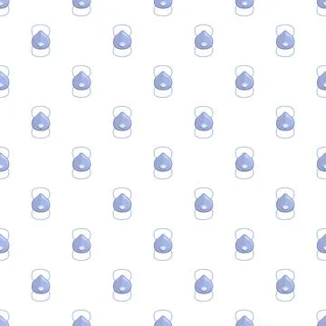 Medical face mask repeating pattern on white background Stock Illustration