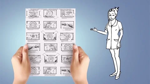Medical Female Character Stock After Effects