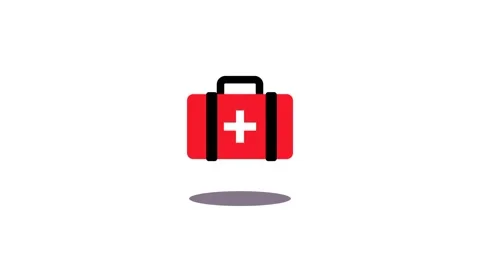 Medical First Aid Box Stock Footage 335815378