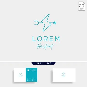 Medical flash logo vector design icon isolated Stock Illustration