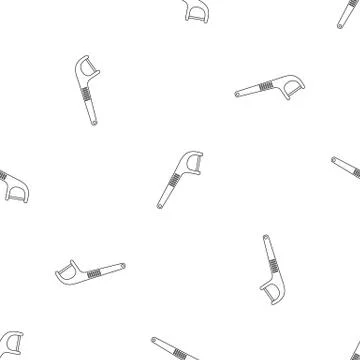 Medical floss pick pattern seamless vector Stockillustratie
