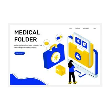 Medical Folder 스톡 일러스트