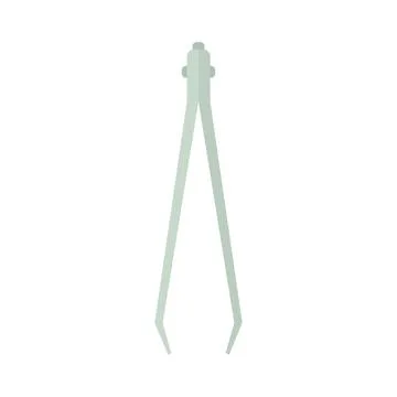 Medical forceps icon flat isolated Stock Illustration