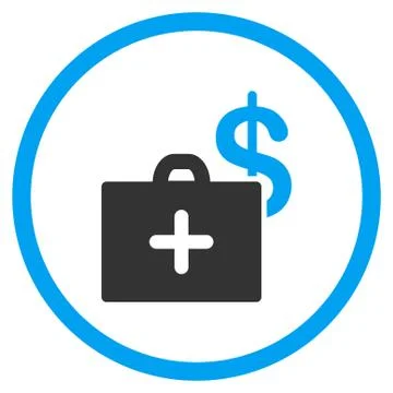 Medical Fund Rounded Icon Stock Illustration