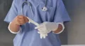 Medical gloves. HD Footage