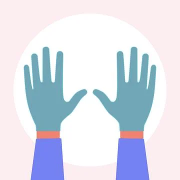 Medical gloves Stock Illustration