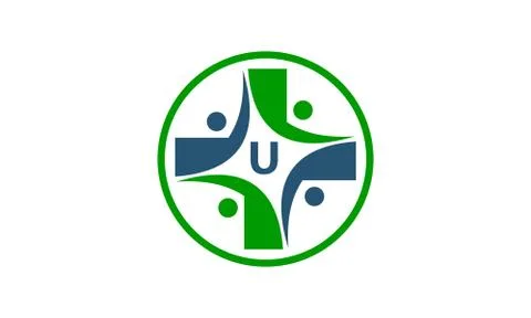 Medical Group Initial U Stock-Illustration