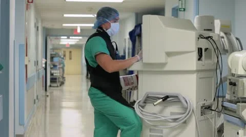 Medical Hallway (2 of 11) Stock Footage